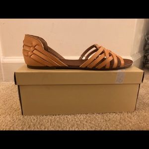 Tan Flat Sandals